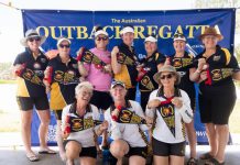 Outback regatta on move